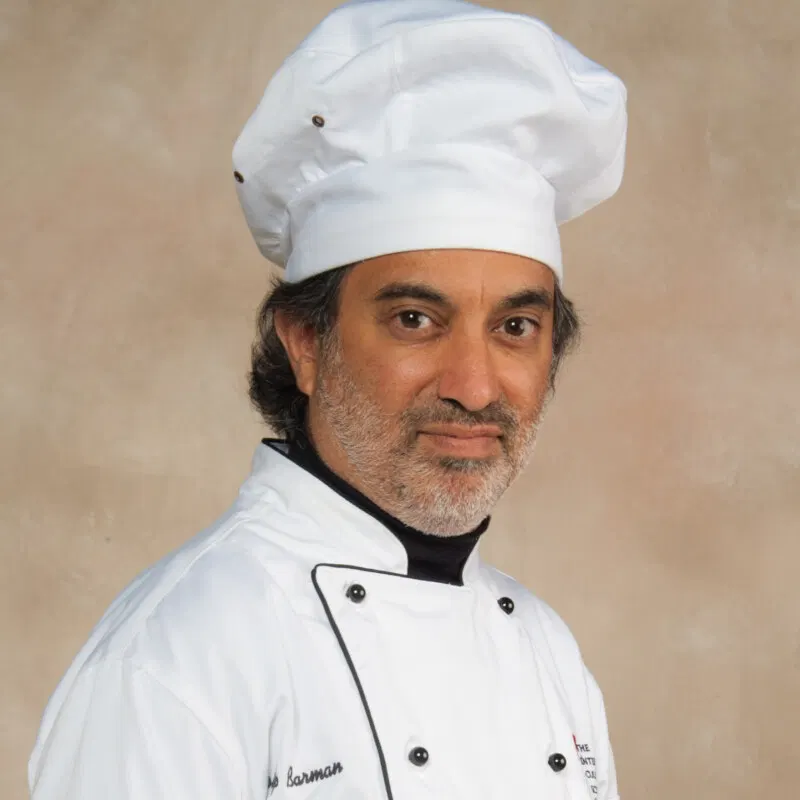 Dilip Barman in chef's whites